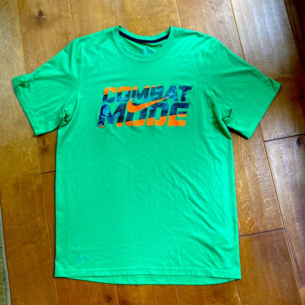 Nike Dri Fit green Combat Mode shirt, Men’s M